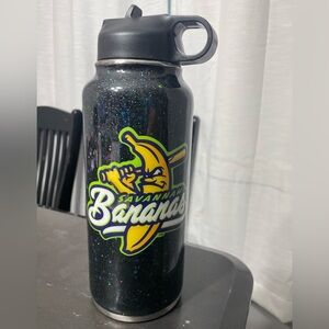Savannah Bananas Black Water Bottle